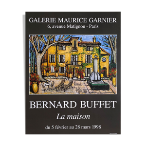 Bernard buffet affiche la maison