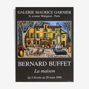 Bernard buffet poster la maison 1998