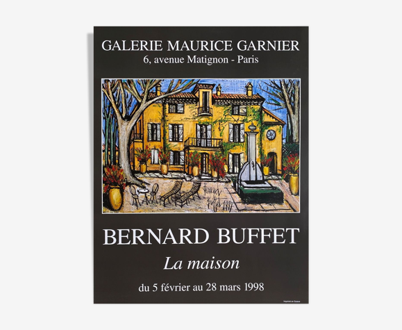 Bernard buffet poster la maison 1998 | Selency