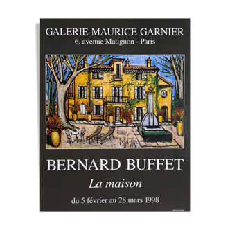 Bernard buffet affiche la maison 1998