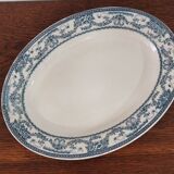 Ancien plat ovale Manufacture Impériale et royale Belgium modèle Nimy