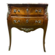 Curved veneered wooden commode in Louis XV / XX century style.
