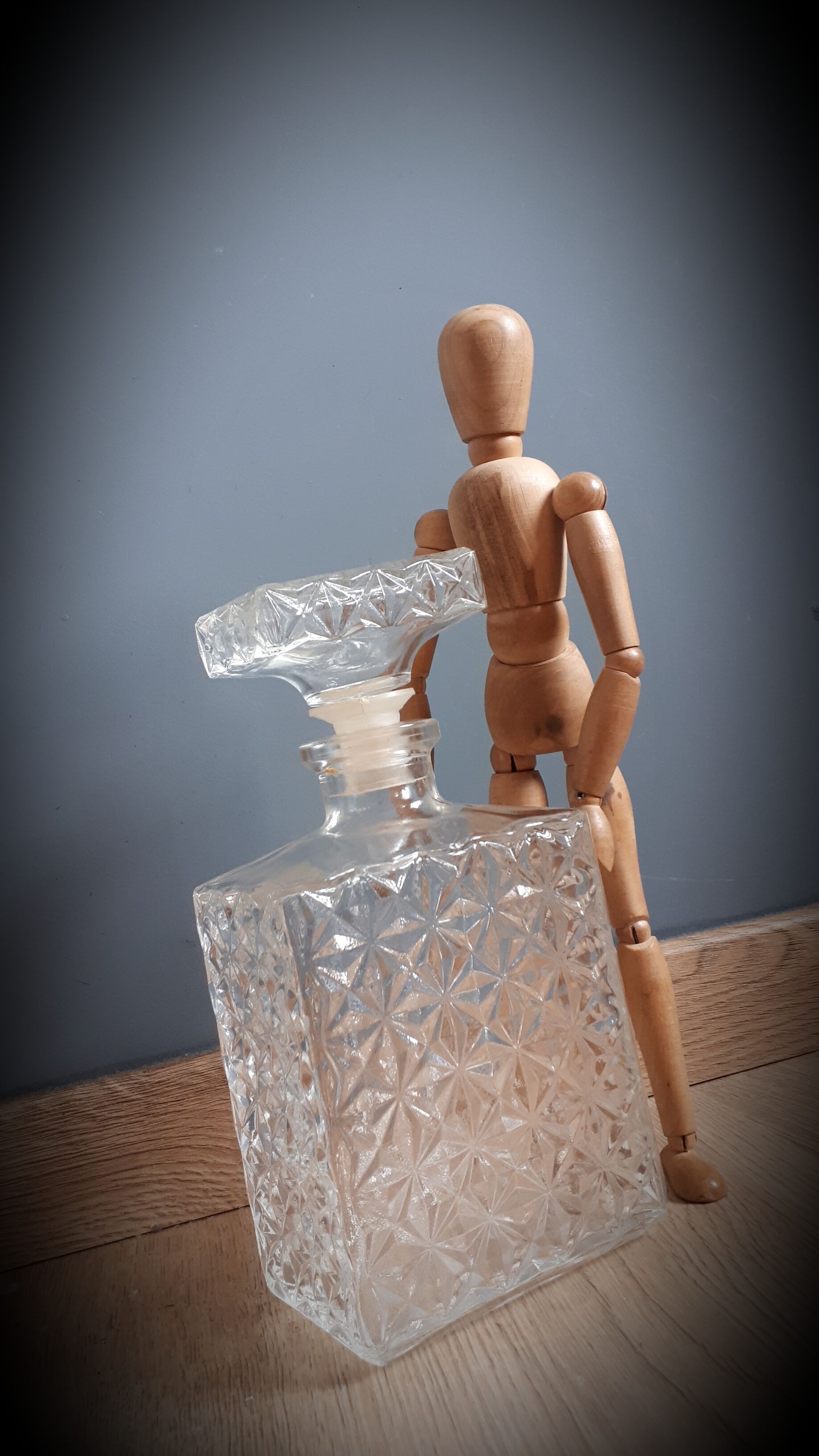 Rectangular whisky carafe