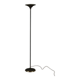 Vintage floor lamp in enamelled metal and brass, design, Italy, 1980s