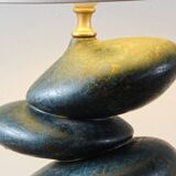 Ceramic pebble lamp by François Chatain
