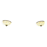 Pair of large 55cm tassel ceiling lights