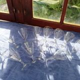 12 engraved stemware