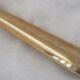 12 table knives model Baguette, golden handles, excellent condition.