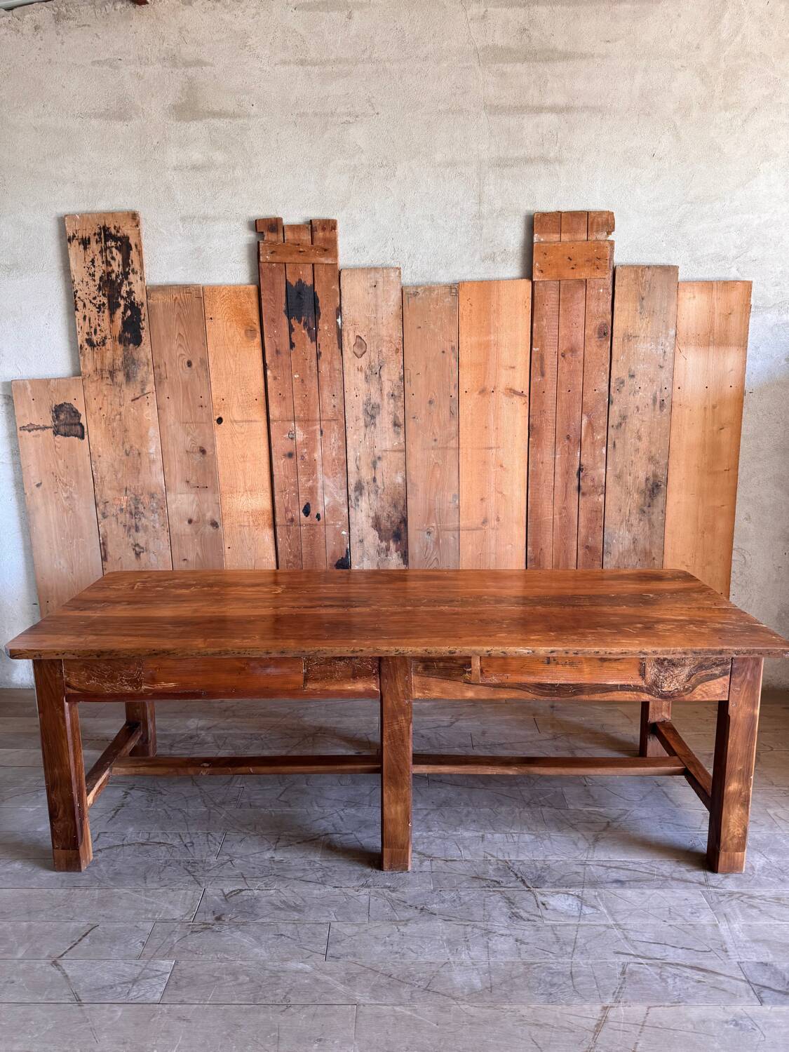 Farmhouse table for 10 people