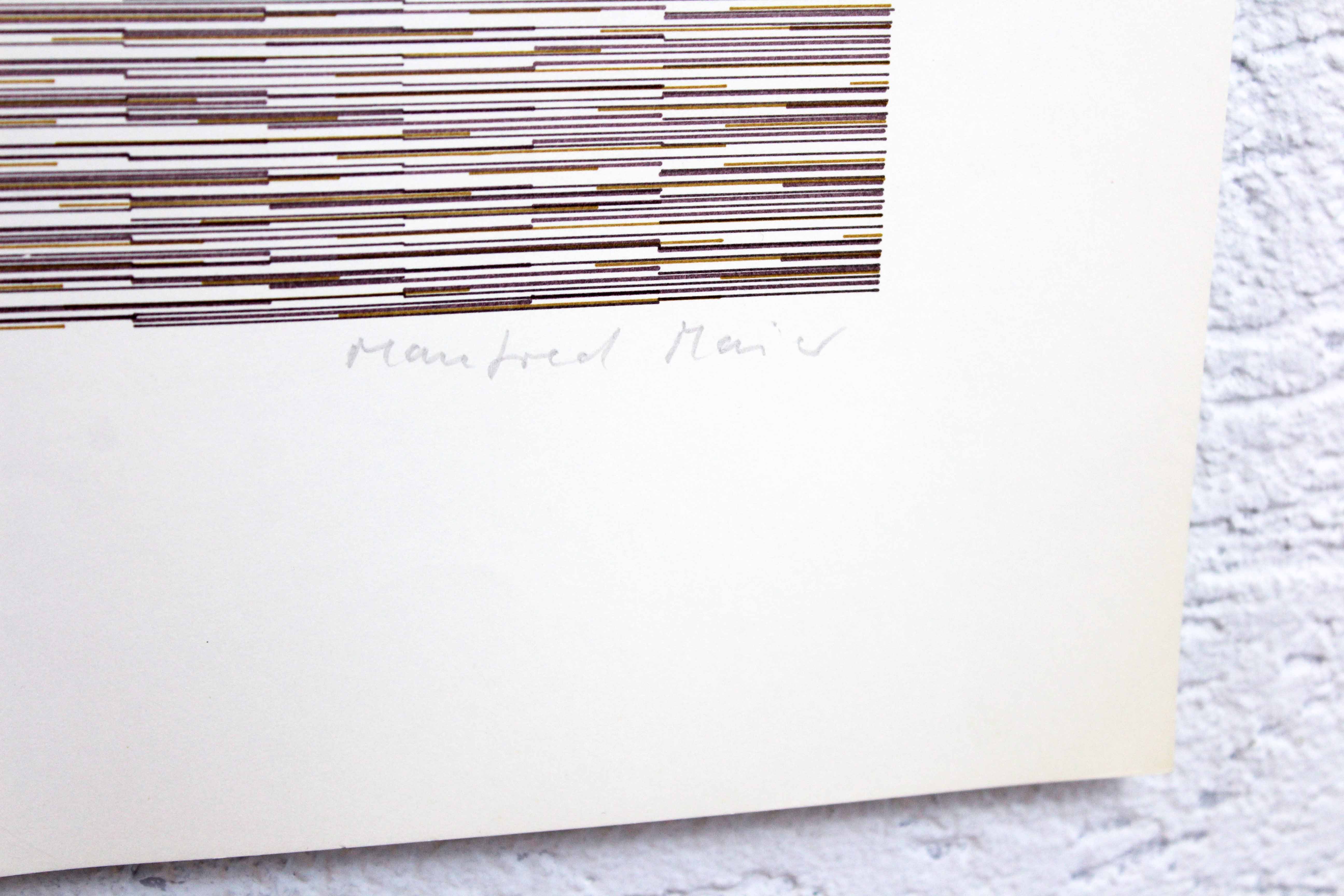 Manfred Maier Printing 1976