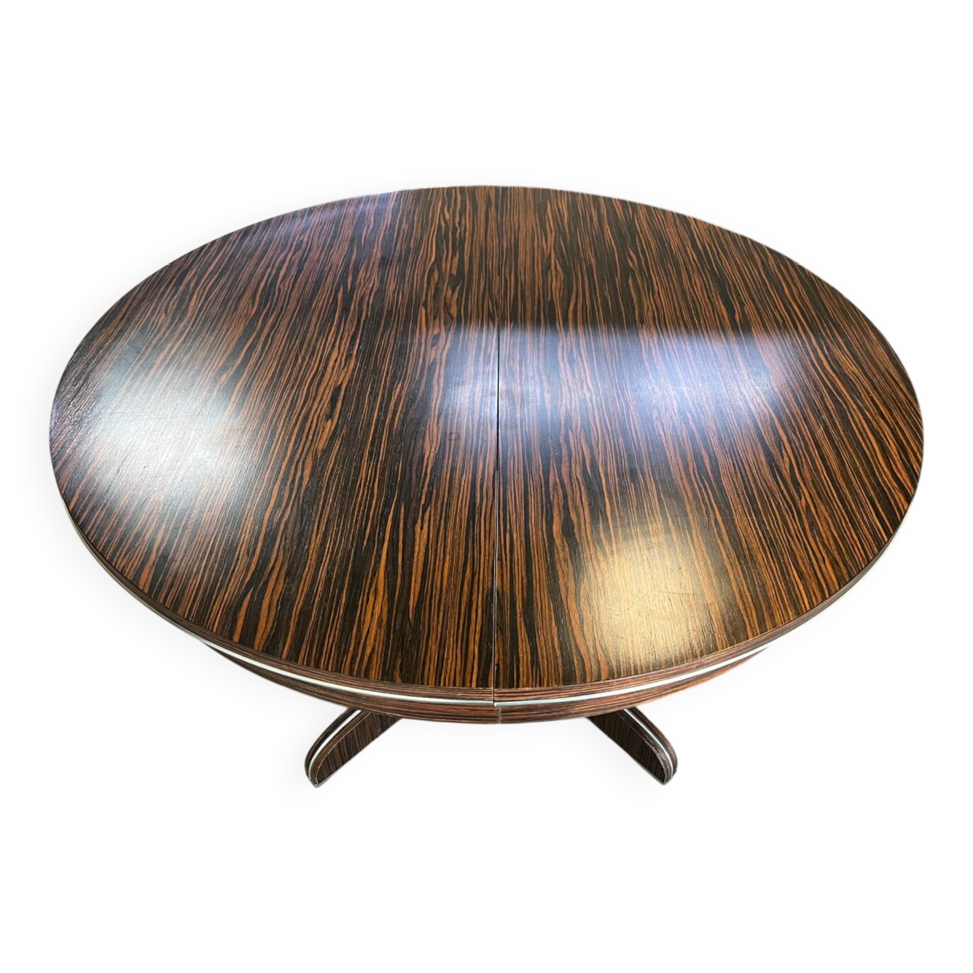 Vintage round table 1 extension rosewood 70's