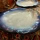 Set of 6 ceramic dishes by Pol Chambost from the 1950s.