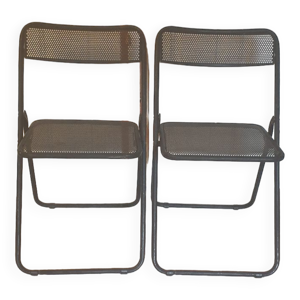 Paire de chaises pliante