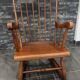 Beech rocking chair
