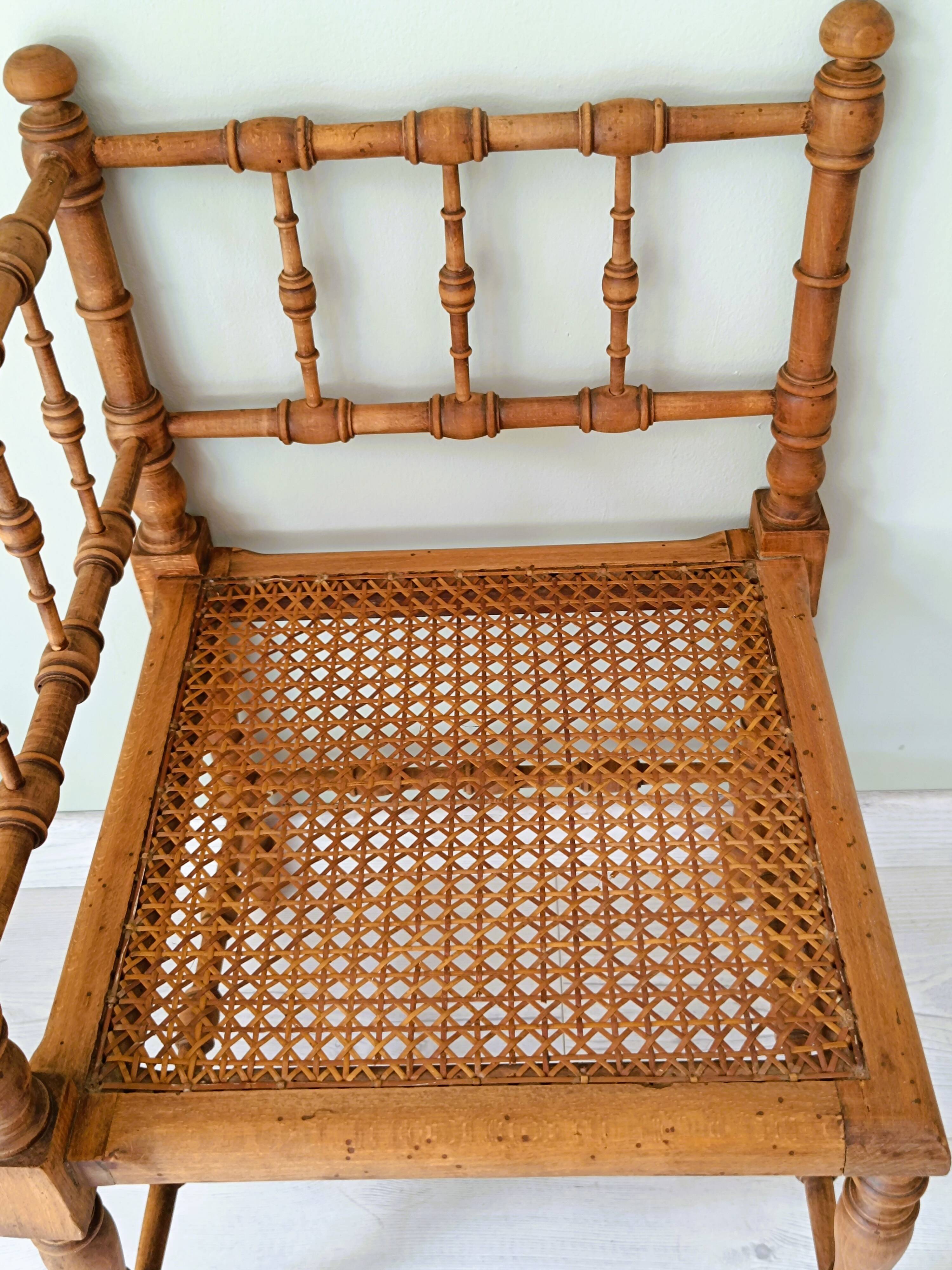 Art Nouveau corner chair