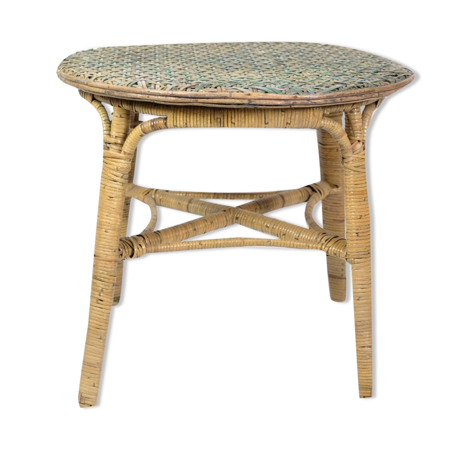 Bamboo Side Table from around 1970s