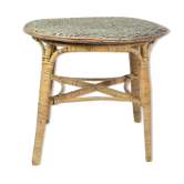 Table d’appoint en bambou des années 1970 environ