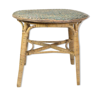 Bamboo Side Table from around 1970s