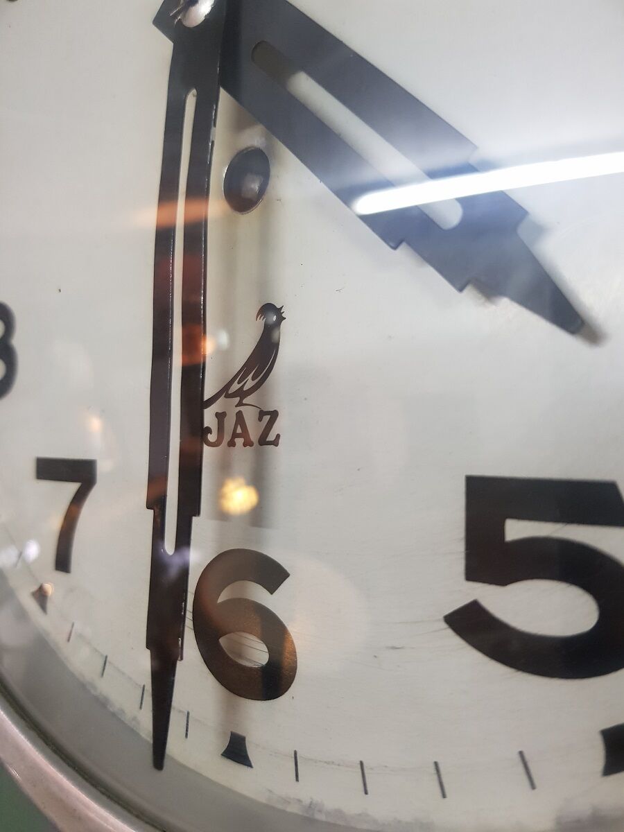 Vintage french jaz wall clock