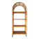 Large rattan and cane shelf