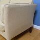 Mid century retro danish stouby style wool 3 seat sofa settee 1980s