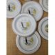 Set of 7 plates