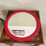 Vintage red mirror