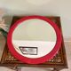 Miroir rouge vintage