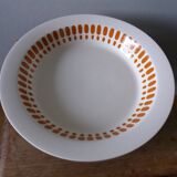 Hollow vegetable dish salad bowl 70s space age