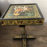 Table d’appoint peinte origine Inde