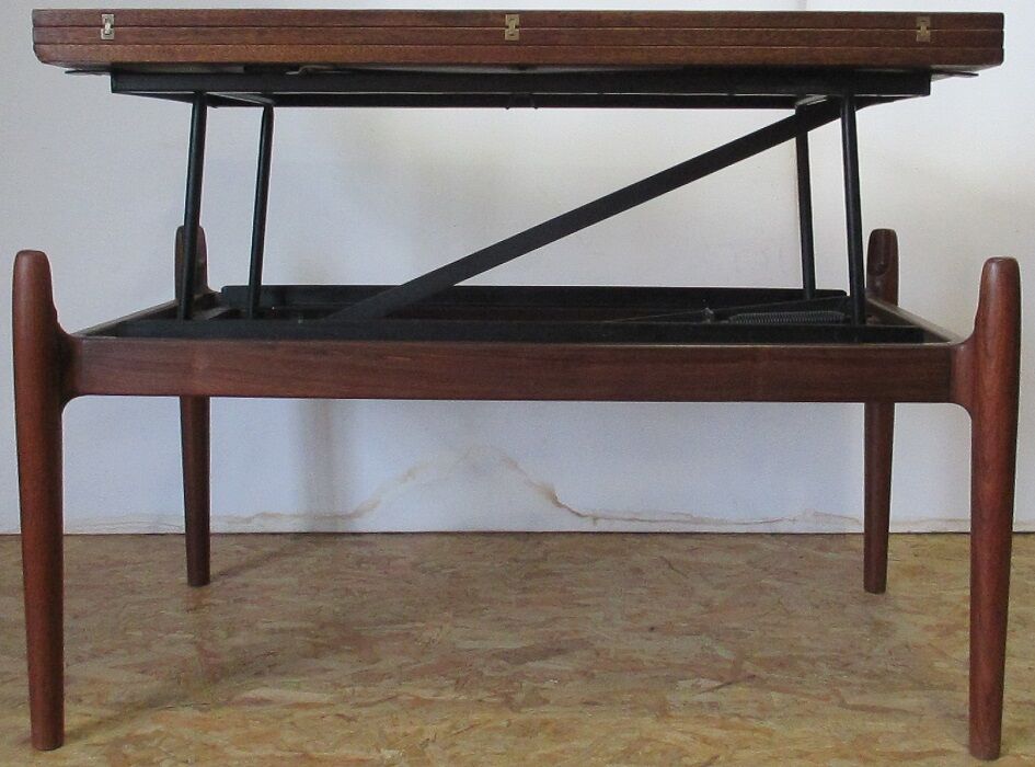 Table transformable system  rosewood