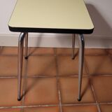 Tabouret formica jaune