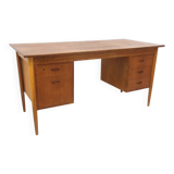 Scandinavian desk in teak and oak, Sweden, 1960