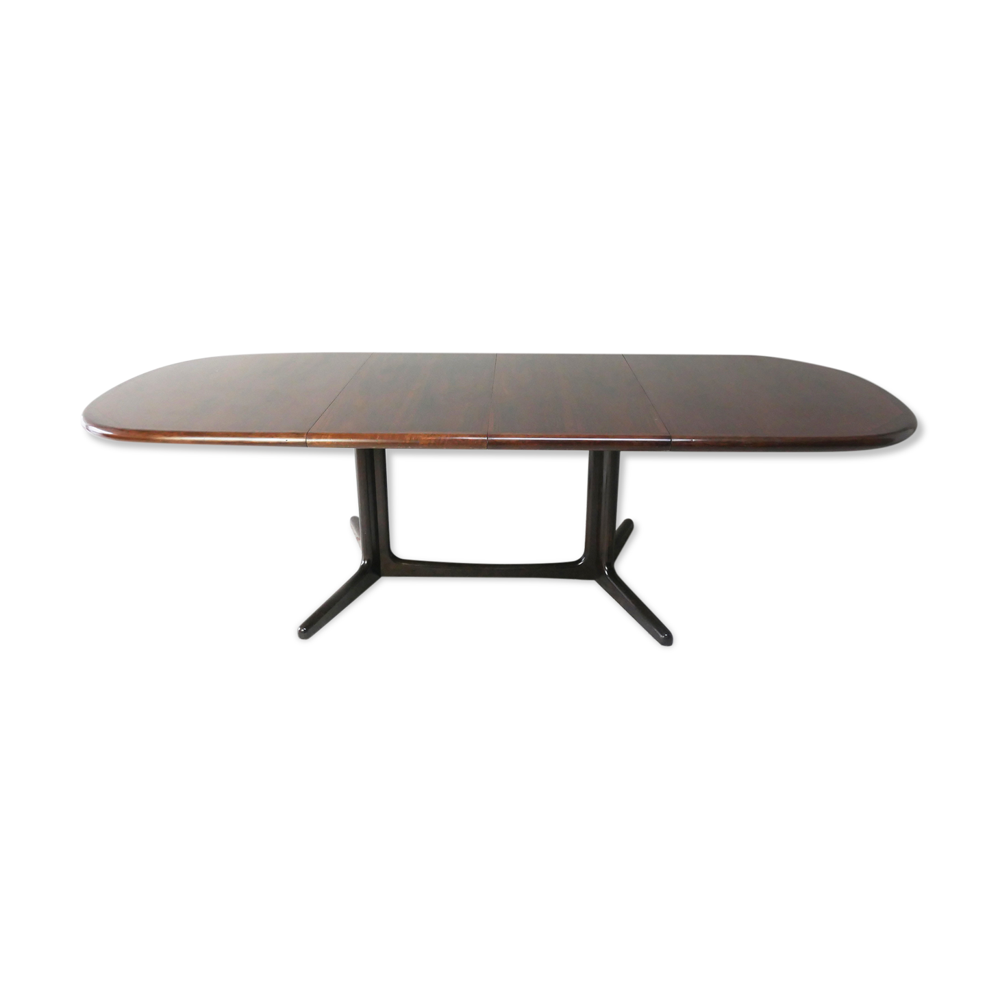 1960’s mid century danish rosewood large dining table by edvard valentinsen