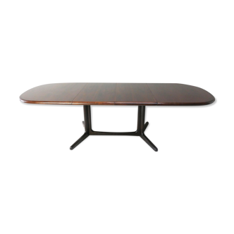 1960’s mid century danish rosewood large dining table by edvard valentinsen