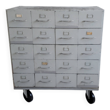Meuble tiroirs industriel 97 cm