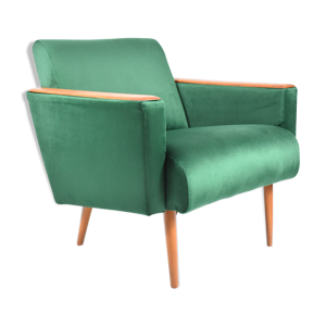 fauteuil en velours vintage,