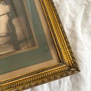 Framed old photograph, reproduction of a work by Jules Alexis Muenier