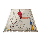 Moroccan rug in natural wool 3x2 m