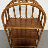 Bamboo and rattan shelves from the 60s/70s