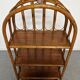 Bamboo and rattan shelves from the 60s/70s