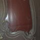 Old glass shop door in oak