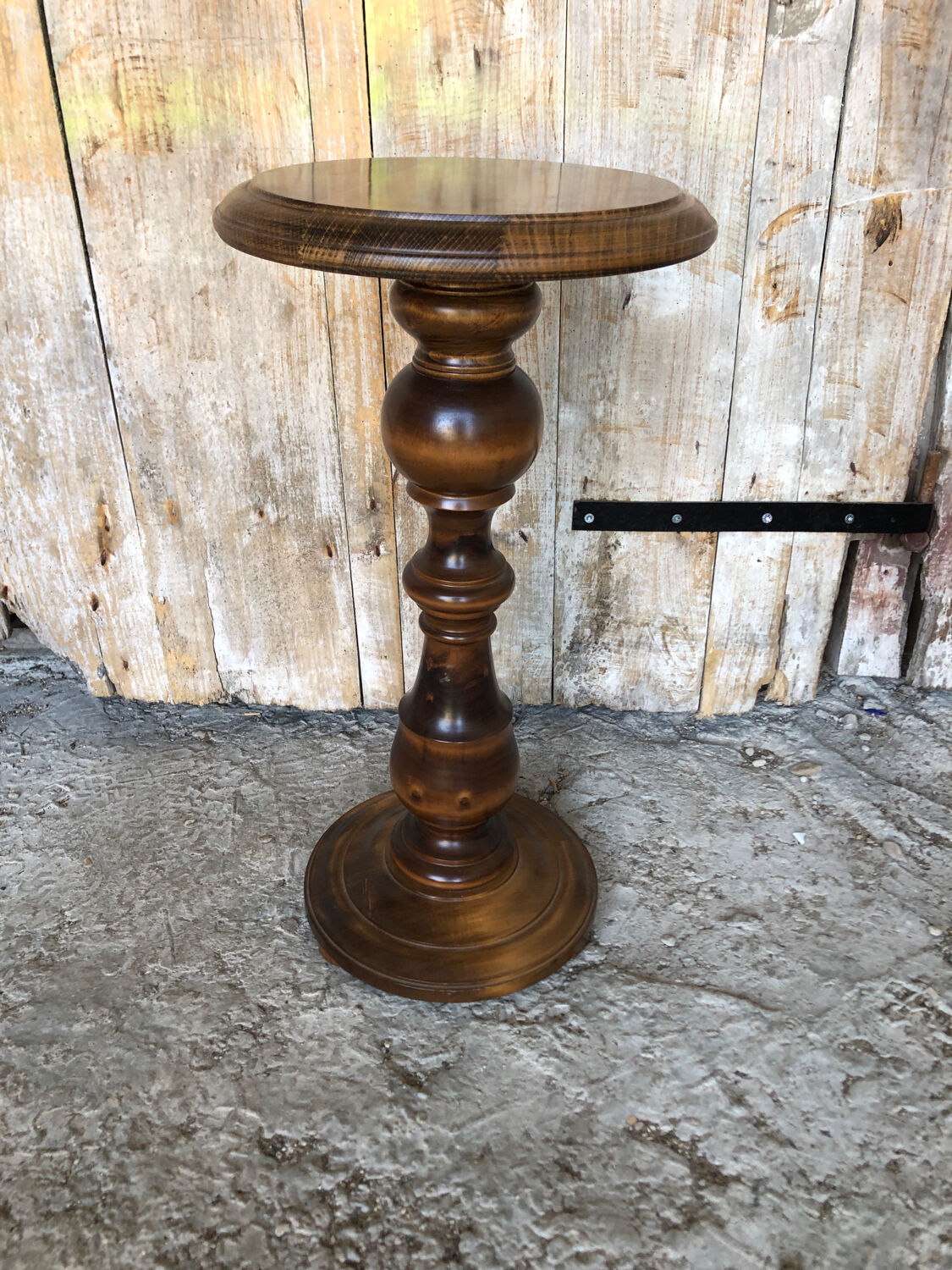 Vintage solid wood side table