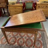 Old game table, has system, length 180 cm, directoire style