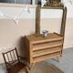 Commode Vintage Bois et Rotin