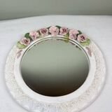 Mirror with a flower crown