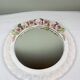 Miroir couronne de fleurs