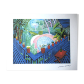 Lithograph by David Hockney, signed and numbered.