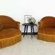 Vintage toad armchairs