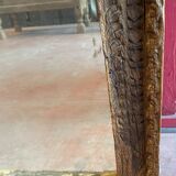 Miroir en bois de Teck 18éme, Inde Rajasthan
